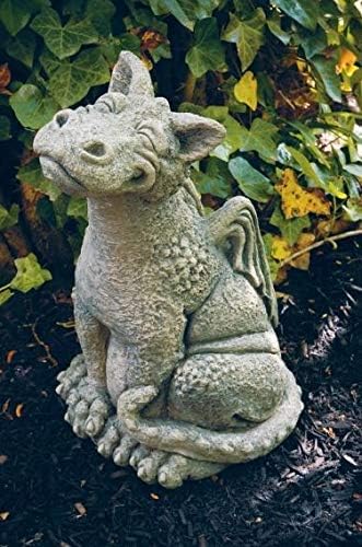 Large 'Rexy' - Solid Cast Stone Garden Statue - a Great Home or Garden Idea - Durable, Lifelike Sculpture - Fun Exterior and Interior Art - Image 2