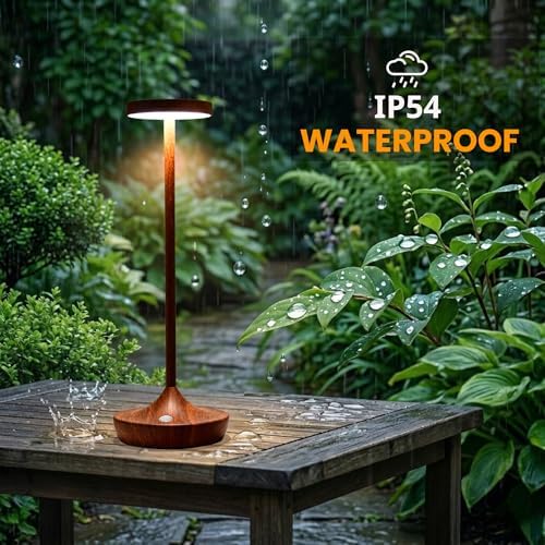 2 Pack Cordless Table Lamps, Rechargeable 6000mAh, 72H Runtime, Waterproof - Image 5