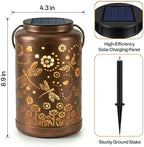 Dragonfly Solar Lantern with Ground Stake, Birthday Gifts for Women - Image 5
