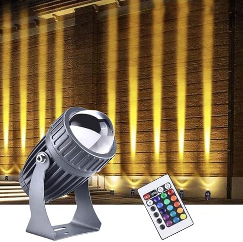 LED Beam Spotlights - IP65 Waterproof Adjustable Floodlight for Long Distance Lighting, Outdoor Wall Washing for Hotels and Roman Columns by Unknown