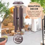 Personalized Memorial Wind Chime, Metal Wind Chime Deep Tone - Image 6