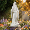 25'' Virgin Mary Statue with Bird Feeder Garden Decor Outdoor by RedefineModernLiving
