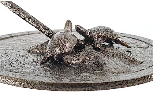 Montague Metal Products - Turtle Sundial - Garden Decor - Garden Clock - Image 6