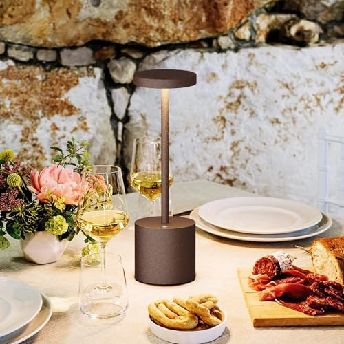 Cordless Table Lamp Rechargeable,Battery Powered LED Outdoor Table Light - Image 4