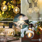 Svater 300 FT Outdoor String Lights for Outside Patio 156 Bulbs Waterproof - Image 5