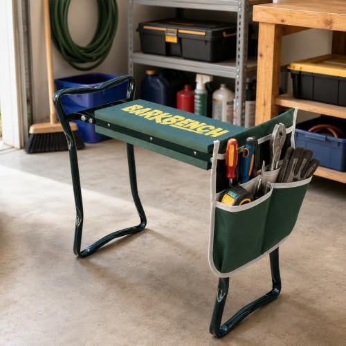 BarkBench 2-in-1 Foldable Kneeler and Seat – Multi-Use Padded Bench for Gardening, Dog Grooming, Bath Time & Home Projects. Great Gift for DIY Enthusiasts, Care Givers, Pet Owners and Seniors. - Image 6
