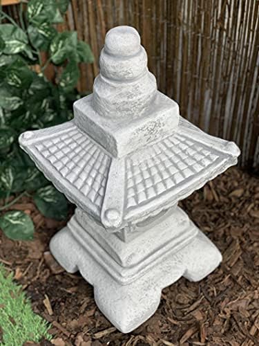 Japan Pagoda NOZURA 63 lb.Japanese Pagoda, Stone Lantern, Pagoda Temple, Japanese Garden, Stone Lantern, Memorial Decor, Japan Lover ,Garden Lantern Hypertufa Lightweight,Beautiful Statue, O1991H - Image 7
