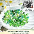 Ohanniewa 11300PCS 4 Pack Beaded Plant Kit with Fridge Magnets, DIY Hanging Plant Crafts with Video Tutorials, Handmade Gifts for Plant Lovers, Cute Desk & Refrigerator Decor - Image 4