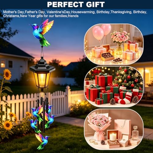 VOOKRY Wind Chime Gifts for Women Mom Grandma Wife Sister Daughter Neighbor - Image 4