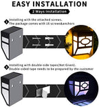 Solpex Solar Deck Lights,Solar Fence Lights, 2 Modes Christmas Decoration Lights,Unique Pattern, Waterproof Automatic Outside, Deck, Patio, Stairs, Yard, Steps, Path & Driveway (RGB & Black 8-Pack) - Image 5