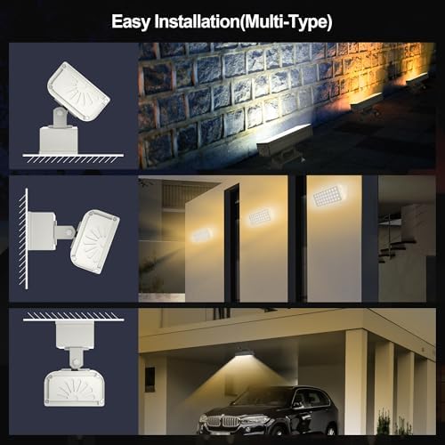 Wall Washer Light – Smart LED Landscape Spotlights with 6CCT Adjustable Color Temperature, Dimmable 1%-100%, Waterproof IP65, RF Remote & App Control, Timer Function, Easy Installation - Image 6