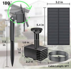 Biling Solar Water Pump Outdoor, Solar Powered Fountain Water Pump for Bird Bath, Garden, Backyard, Pool, Fish Tank - Image 4