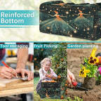 Ballet Dancing Garden Tool Bag Organizer Heavy Duty Ballet Dance Theme Gardening Tote Bag with 10 Pockets for Women Men Gardening Gifts - Image 7