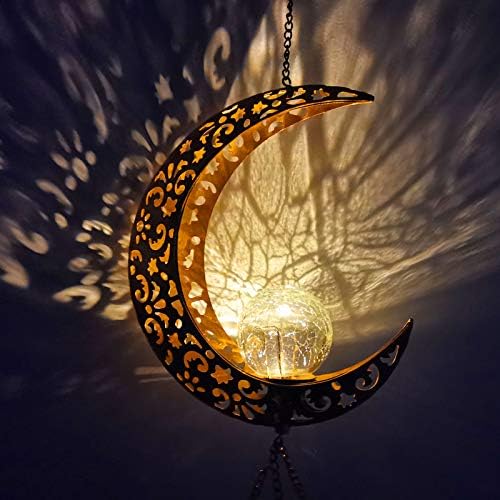 Outdoor Moon Light Wind Chimes, Mom Gift Moon Gifts, Mother Decor, Garden Gifts, Sympathy Wind Chimes Outdoor for mom, Grandma, Memorial Wind Chime. - Image 5