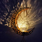 Outdoor Moon Light Wind Chimes, Mom Gift Moon Gifts, Mother Decor, Garden Gifts, Sympathy Wind Chimes Outdoor for mom, Grandma, Memorial Wind Chime. - Image 5