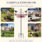 Solar Fountain for Bird Bath Outside, Water Fountain with Stake Stand to Attract Birds for Garden, Patio & Yard - Image 6