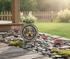 Magnolia Garden 10-Inch Isaiah 41:10 Fear Not Decorative Stepping Stone – The Good Shepherd & Lamb Resin Garden Tile – Religious Scripture Outdoor Accent - Image 2