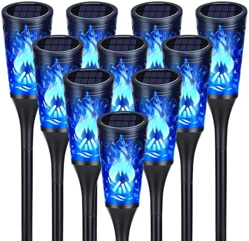Toodour Solar Halloween Lights Outdoor, 10 Pack Solar Torch Lights by Toodour