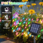 VOOKRY 4 Pack 10 Strands 200 LEDs Solar Fairy Lights Outdoor Waterproof, Solar Powered String Lights 8 Modes DIY Watering Can Lights for Party Wedding Patio Yard Garden Tree Decorations(Multicolor) - Image 6