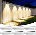 Solar Fence Lights Outdoor, 6 Pack Fence Lights Solar Powered by Unknown