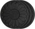 HF by LT Rubber Sunflower Garden Stepping Stone, 11-3/4 inches, Set of 3 by HFbyLT