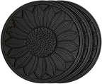 HF by LT Rubber Sunflower Garden Stepping Stone, 11-3/4 inches, Set of 3 by HFbyLT