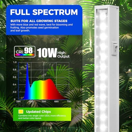 Barrina T5 Grow Lights for Indoor Plants, 2FT 5000K 40W (4 X 10W), 4 Packs - Image 4