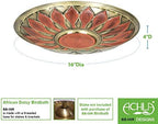 Achla Designs African Daisy Birdbath Bowl, Red - Image 2