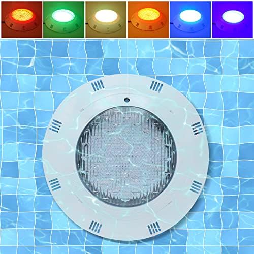 DONSU AC12V RGB Submersible LED Swimming Pool Light Spa Light 7 Colors Changing Underwater Light for Inground Swimming Pools, Home Aquariums, Fountains, and Ponds IP68 Waterproof (45W) by DONSU