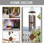 Memorial Sympathy Wind Chimes for Outside Clearance, Dragonfly Wind Chimes for Loss of Loved One Mother Father for Bereavement/Condolence/Funerary Gift Idea,32'' Bronze - Image 5