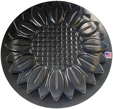 AUTUMN Sunflower Large Durable Stepping Stone Mold - Concrete Cement DIY Stones for Garden Walkway - Flower Statue Decor - Made in USA - Image 2