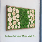Preserved Reindeer Moss Natural Green DIY Kit Gardenning Art Wall Decor Florist Decor Easter Table Decor Wedding - Image 3