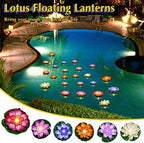 Liliful LED Floating Lotus Lantern,Diwali Pool Pond Decor,Color,3.94, 5.91" - Image 5