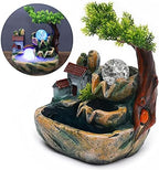 Mini Rockery Fountain Waterfall Water Sound Indoor Desktop Ornament - Image 3