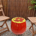 13.4" French Country Outdoor Garden Stool - Image 7