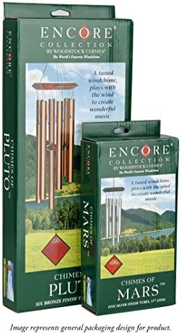 Woodstock Chimes Encore Collection, Chimes of Polaris, 22'' Silver Wind Chimes for Outdoor, Patio, Home or Garden Décor (DCS22) - Image 6