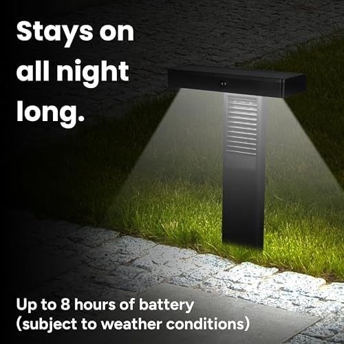 TECHKO Outdoor T-Shaped Solar Pathlight with Motion Sensor - Image 2