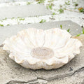 MUMTOP Bird Bath for Outdoors, Resin Garden Flower Birdbath Bowl Yard Decor by MUMTOP