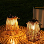 Solar Lanterns Outdoor Waterproof, Solar Lights Outdoor 2 Pack by KagoLing
