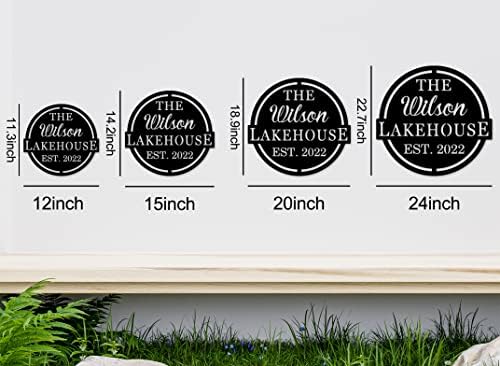 Personalized Lake House Sign with Established Date - Image 7