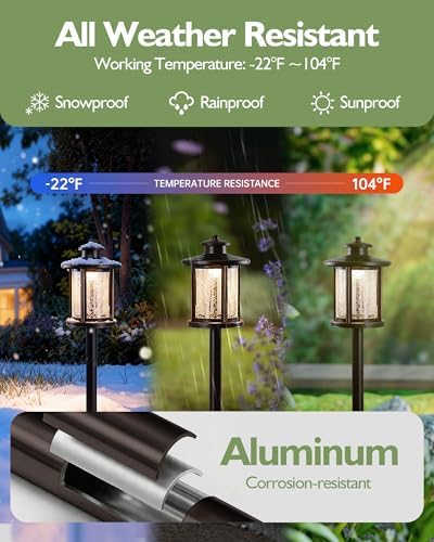 LITFIT Low Voltage Landscape Lighting, 6-Pack LED Pathway Lights Outdoor - Image 5