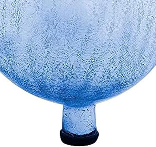 12-in Gazing Globe Decorative Gazing Globe Ball Glass Mirror Polished Hollow Reflective Garden Sphere for Home Garden Lawn Outdoor and Yard, Blue Lapis - Image 6
