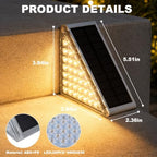AUDLES Solar Step Lights for Outside 6 Pack, 28 LED 2 Brightness Modes - Image 4