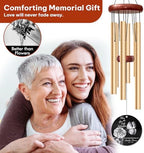 Personalized Butterfly Memorial Wind Chime – “Now They Fly with Butterflies” Custom Name & Years – Sympathy Gift for Loss of Loved One – Outdoor Remembrance Windchimes for Garden or Memorial Space - Image 4