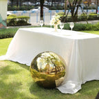 Balsa Circle 22 in Gold Stainless Steel Globe Gazing Reflective Mirror Balls Outdoor Garden Decor Centerpieces Wedding Party Events Reception Home Decorations Modern Ornaments Landscaping Accents - Image 4