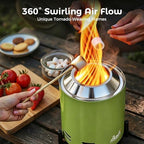 Tabletop Fire Pit Small Table Top Firepit Outdoor Smokeless Firepit Patio - Image 2