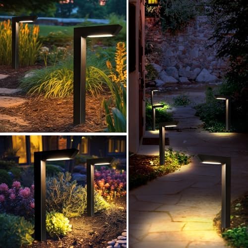 Energetic 5CCT Low Voltage Landscape Lights, 5W 200LM IP65 Waterproof LED Pathway Lights, 50000 Hrs, Outdoor Landscape Lighting, Square Modern Side Lit, Die-cast Aluminum Housing, ETL, Black, 4 Pack - Image 7