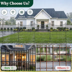 No Dig Dog Fence Outdoor for Yard, 40 in(H) X 11.8 ft(L) - Image 3