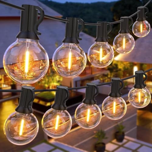 GPATIO Outdoor String Lights, 100FT LED Waterproof Patio Lights for Outside by AddforPatioMakeover