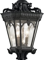 Kichler Tournai Outdoor Post Light, Textured Black, 27" - Image 3